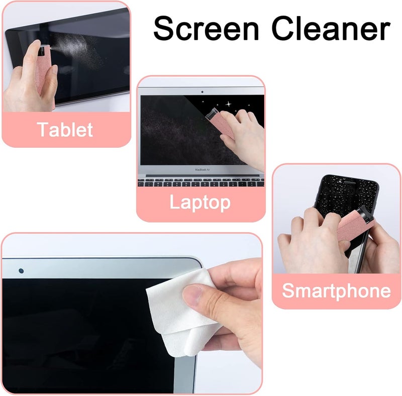 walrfid Touchscreen Mist Cleaner Spray, Electronic Screen Cleaner for TV, Laptop, Tablet, PC, Computer Monitor LCD Flat Screens, Eyeglasses - Pink - Image 4